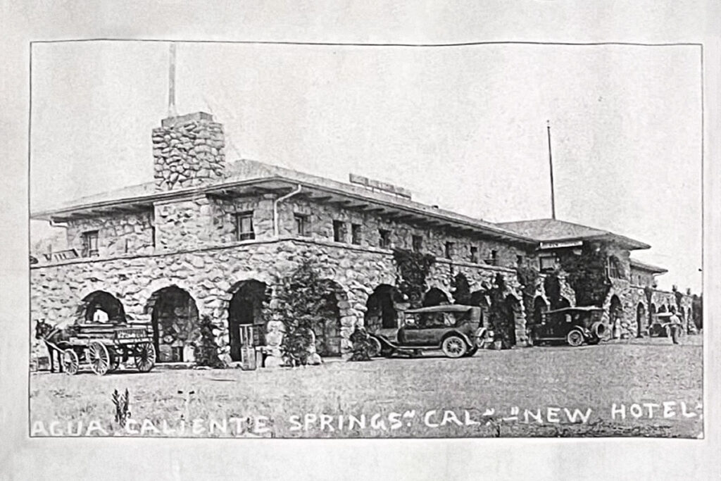 History photo of the Align Sonoma facility, previously known as "Aqua Caliente Springs"